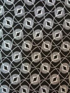 Fabric Finders 15 Yard Bolt 9.34 A Yd CM Black Diamonds with White Circle100% Cotton 60 inch Fabric