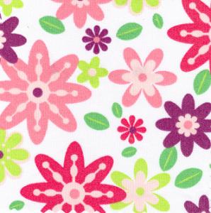 Fabric Finders 15 Yard Bolt 10.00 A Yd 783 Pique 100% Pima Cotton Fabric Large Floral 60 inch