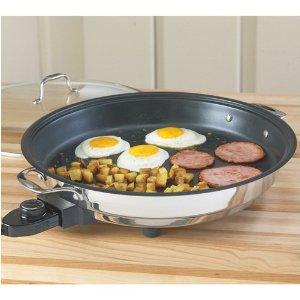 Cucina Pro 1653 Classic Electric Skillet-12" (Non-Stick interior)