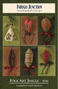 Indygo Junction IJ781 Folk Art Jingle Pattern
