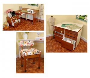 Kangaroo Kabinets from Arrow Kangaroo & Joey Studio, Teak, Dingo, Chair, \& Insert, RTA