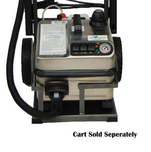 Euro Steam ES4500B Dry Vapor 6%H2O Variable Steam Cleaner 12" 185-316°, 1600W, 13.5A, 4.5Bar, 68PSI, 4L, 12'Hose, 14'Cord, BASIC 25 Accessories, 25Lbs