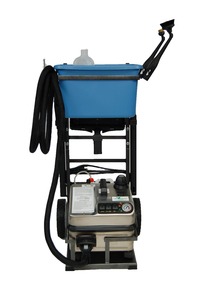 Euro Steam, ES4500S, Dry Vapor, 6% H2O Variable, Steam Cleaner, 12" inch wide, 185-316° degrees, 1600W, 13.5A, 4.5 Bar, 68 PSI, 4 Liters, 12' foot Hose, 14' foot Cord, SILVER Package, Cart, Bucket, 12 Towels, ITALY
