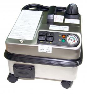 Euro Steam, ES1900B, Dry Vapor, Steam Cleaner, 12" inch, 185-316°, 3L, 1600W, 13A, 4.5Bar, 68PSI 12'Hose 14'Cord BASIC: Bucket 12Towels, 13Tools ITALY 25Lb