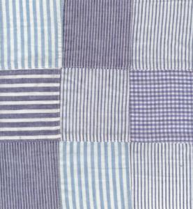 Fabric Finders 15 Yd Bolt 10.67 A Yd Cotton Patchwork 2 Blue 100% 45" Pima Cotton Fabric, fabricfinders