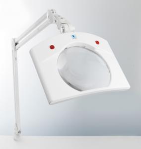 Daylight, U23080, Deluxe, Magnifying Lamp XR, Two 13W, fluorescent tubes,140W equivalent, 7x7.5" Lens (1.75X), 7' Cord, Color Temperature: 6,500°K Daylight