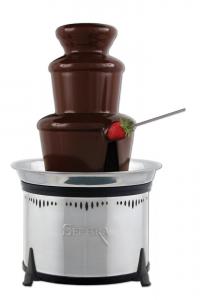 Sephra CF18L-SST 18'' Stainless Steel Classic Fondue Fountain, 6lbs, 6-Piece Tier, Quiet Motor, Viscosity Funnel