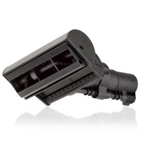 Reliable Mini Turbo Vacuum & Steam Brush for Enviromate Tandem EV1 Steam Cleaner, designed to be used on carpets, upholstery, mattresses and pillows.