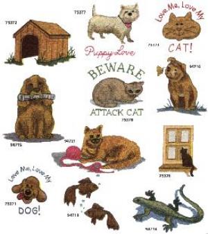 Amazing Designs 1270 Precious Pets Collection II Embroidery Disk