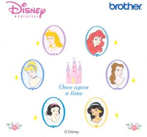 Brother SA307D Princess Disney Embroidery Card for PE170, PE180, PE400, NZ500, PC8500D, ULT 2002, ULT 2003