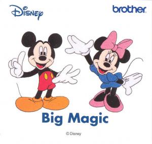 Brother SA311D "Big Magic" Disney Embroidery Card for  PC8500D, ULT 2002, ULT 2003
