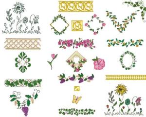 Amazing Designs AR1 Ann Regal's Fashion Embellishments Embroidery Card