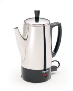 Presto 02822 2-6 Cup Stainless Steel Perk Coffee Percalatornohtin Presto 02822 2-6 Cup Stainless Steel Perk Coffee Percalatornohtin