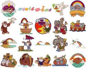OESD 11279 Noah's Ark Embroidery Design Pack