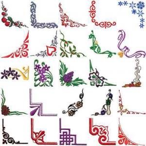OESD 10003 Corners 1 Embroidery CD Design Pack