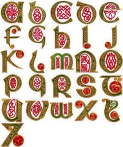 OESD 11110 Celtic Letters