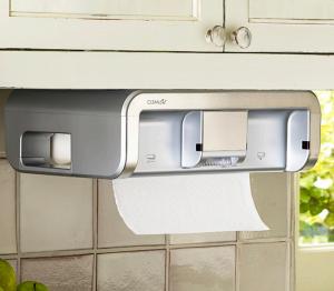 Clean Cut, CC3300, Touchless, Paper Towel, Dispenser, STAINLESS STEEL, uses any brand, and saves up to 200 rolls per year, fits under cabinets, 5Lb CLEANCut