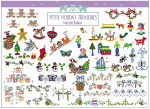 Amazing Designs MP2 Martha Pullen's Petite Holiday Treasures Embroidery Cards