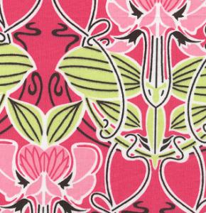 Fabric Finders 15 Yd Bolt 9.34 A Yd 1038 Raspberry Floral 100% Pima Cotton 60 inch Fabric