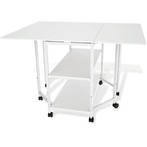 WHITE -TRUECUT CUTTING TABL, Grace TC17019, TrueCut, Craft, Cutting Table, on Casters, 50x37"W, 32-38"H