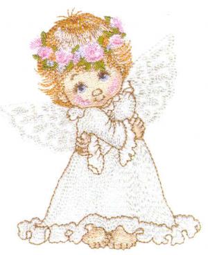 Amazing Designs MH3 The Moorehead Collection 3 Holly Babes Embroidery Card