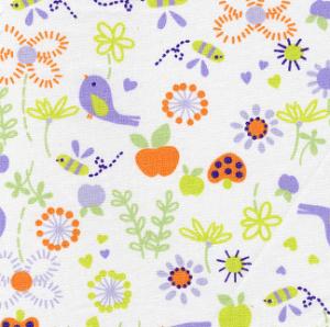 Fabric Finders 15 Yd Bolt 9.34 A Yd FF1034 Floral 100% Pima Cotton 60" Fabric