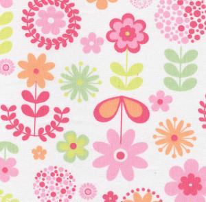 Fabric Finders 15 Yd Bolt 9.34 A Yd FF1032 Floral 100% Pima Cotton 60" Fabric