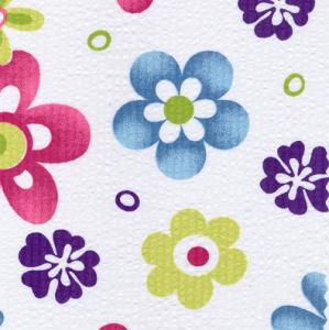 Fabric Finders 15 Yd Bolt 9.34 A YD S74 Floral Seersucker 100 percent Pima Cotton 60 inch