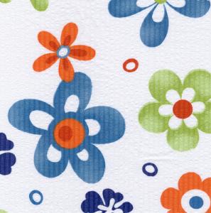 Fabric Finders 15 Yd Bolt 9.34 A YD S076 Floral Seersucker 100 percent Pima Cotton 60 inch