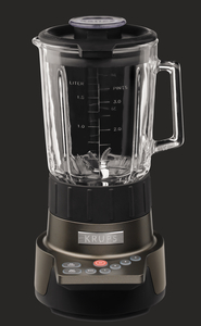 KB790 T Standmixer, Titanium, 1100W, Krups KB790T StandMixer Blender KB-790 T Titanium Finish BLACK, 1.75L, 1100 Watts, 4 Speed, Glass Bowl, Ice Crusher, Protective Cover, Safety Lock 5Kg