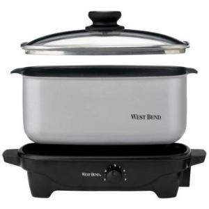 West Bend 84905 5-Quart Oblong-Shaped Slow Cooker