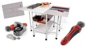 Grace TC17019 TrueCut Craft Cutting Table 50x37"plus Mat 24x36", 45mm Rotary Cutter, Blade Sharpenernohtin Grace TC17019 TrueCut Craft Cutting Table 50x37"plus Mat 24x36", 45mm Rotary Cutter, Blade Sharpenernohtin