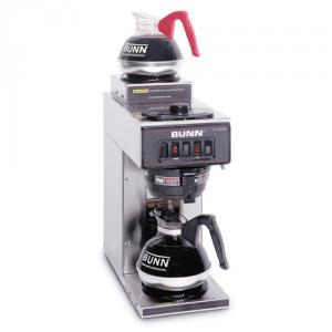 BUNN VP17-2 12-Cup Pourover Commercial Coffee Maker Brewer, Black Stainless Steel, 2 Warmers, up to 3.8 gallons 14.4 liters of perfect coffee per hournohtin BUNN VP17-2 12-Cup Pourover Commercial Coffee Maker Brewer, Black Stainless Steel, 2 Warmers, up to 3.8 gallons 14.4 liters of perfect coffee per hournohtin