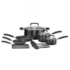 T-fal C111SC64 Signature Total Non-Stick 12-piece Cookware Set, Blacknohtin T-fal C111SC64 Signature Total Non-Stick 12-piece Cookware Set, Blacknohtin