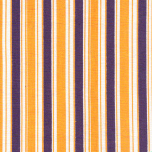 Fabric Finders 15 Yd Bolt 9.34 A YdT17 Gold, Purple, And White Stripe100% Pima Cotton 60" Fabric