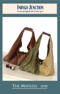 Indygo Junction IJ780 The Matilda Pattern,Shoulder Bag Has 2 Interior Pockets With A Button Closure