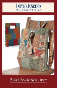 Indygo Junction IJ809 Boxy Backpack Pattern ,Made From Charm Packs or 5" Squares