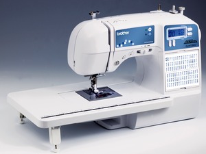Brother, XR9500PRW, xr9000, sq9000, sq9050, Brother SC9500, sc9500, 80/120 Stitch, Computer Sewing Machine, FONT, Ext Table ,Case, 8 x 1-Step BH, Start Stop, Reverse Needle Up Down, Speed Limit, 10Lbs, (XR9000)