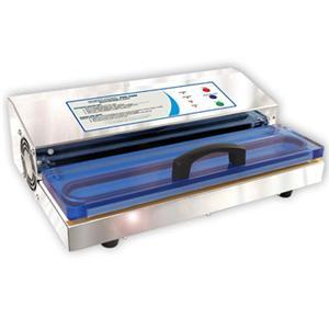 Weston Pro 650201 Vacuum Sealer, Stainless Steel, Seals Bags up to 15" Wide, Double Piston Vacuum Pump, See-Through Acrylic Lid, LED Lights