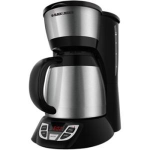 Black and Decker, CM1609, 8 Cup, Coffee Brewer, Stainless Steel, Carfe, Quick Touch, Buttons, Programmable, Clock, Pause, and Serve, Functions, Dishwasher Safe