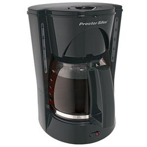 Proctor-Silex® 48524RY - 12 Cup Coffeemaker Black, Auto Pause and Serve, Brew Strength Selector,Lighted On Switch,Dual Water Windows,Permanent Filter