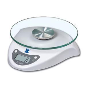 Taylor 3831BL Biggest Loser - 6.5lb. Digital Food Scale with Glass Top, Lithium Battery Powered, Gram, Pound, Kilogram, Ounce