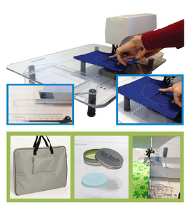 Sew Steady, dreamworld, dream world, extension table, Extention Table, deluxe, custom made, portable, clear, freearm, flatbed, embroidery, sewing, quilting, craft, machines, by dream world, USA, Sew Steady Custom Made Portable Clear Acrylic 18, 24" Inch for Freearm or Flatbed Embroidery Sewing Quilting Machines, Sew Steady Deluxe, Travel Bag, Large 18x24" Portable Extension Table Fits Your Freearm Flatbed Machine, Drawer, Perfect Circle Kit, Centering Ruler