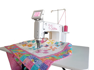 Handi Quilter, hq16, Sweet Sixteen, baby lock tiara, Longarm Machine, Quilting, Sit Down, Portable Longarm Quilting, TruStitch, HQ 16, Quilting Table,