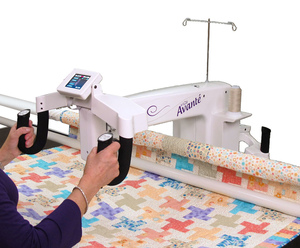 Handi Quilter, HQ18, handiquilter, Avanté, 18 inch Longarm, Quilting Machine,1800 SPM, Stitch Regulator, Front Rear Handles, 12 or 10 foot, Precision,8 Wheel, Glide Track, Studio Frame