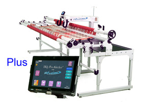 Handi Quilter HQ24 Fusion 24x8" Longarm Quilting Machine, Pro Stitcher Quilt Motion Robot, 12' Professional Studio Metal Frame, 8 Wheel Track Rails