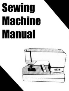 Elna Instruction Manual ime-1 SP/ST/SU