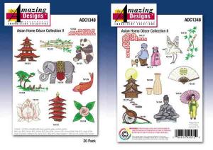Amazing Designs 1348 Asian Home Decor Embroidery cd