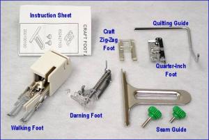 Janome/New Home 6-piece Quilting Kit for Craft Master 5000/4700/4500, Elna and  Kenmore