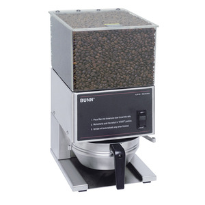 Bunn LPG Low Profile Portion Control Grinder with 1 Hopper Coffee Machinenohtin Bunn LPG Low Profile Portion Control Grinder with 1 Hopper Coffee Machinenohtin